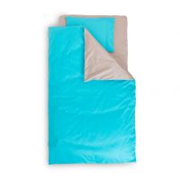 Children's bed linen Amor – turquoise/brown