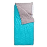 Bed linen PikaPoka - Turquoise/Brown