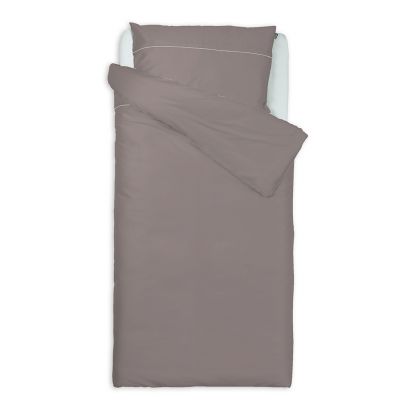 Posteljnina Basic – temno rjava