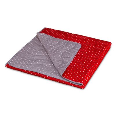 Pikapoka LIGHT Quilt - Red / Brown