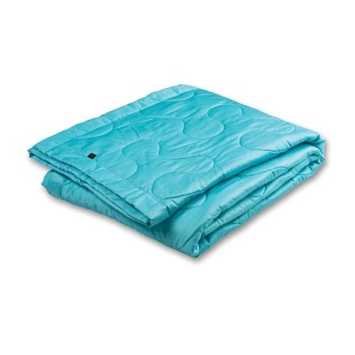 Satin bedspread Bali - Turquoise