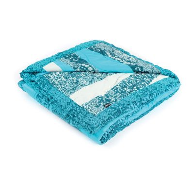 Decorative cover Allegra – turquoise