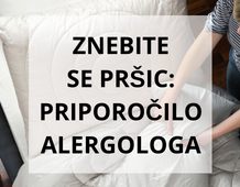 Znebite se pršic in izboljšajte kvaliteto svojega spanja - priporočilo alergologa