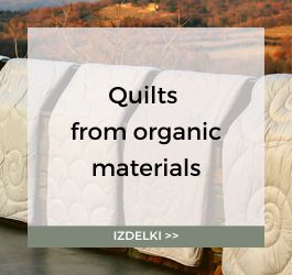 quilts from organic materials