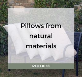 pillows from natural materials