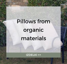 pillows from organic materials