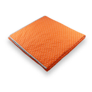 poletna odeja pikapoka oranžna 1