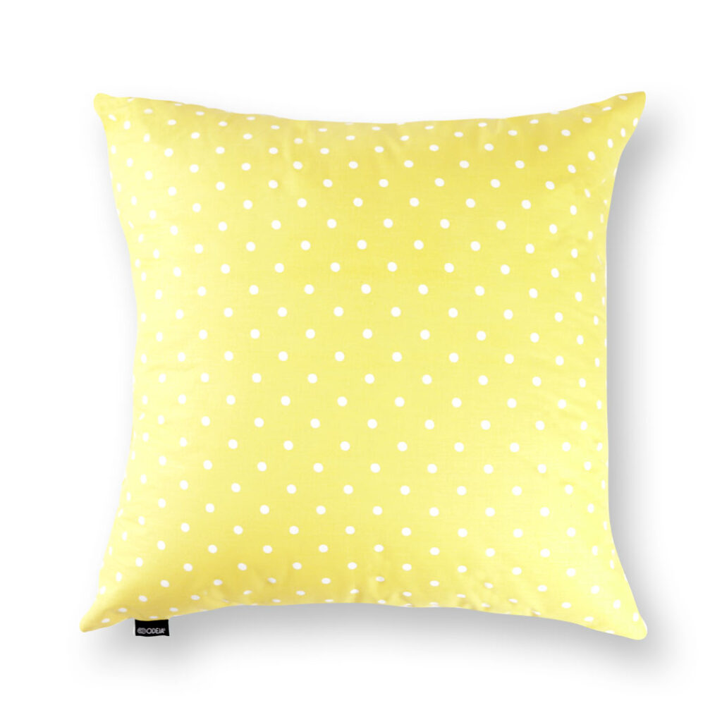 okrasni vzglavnik rumena pikapoka 13