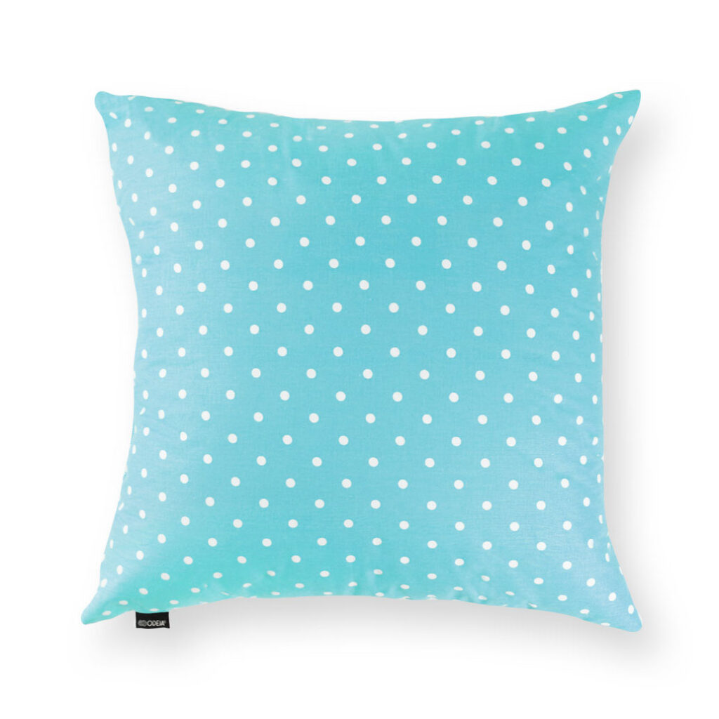 okrasni vzglavnik pikapoka turkizna image 1