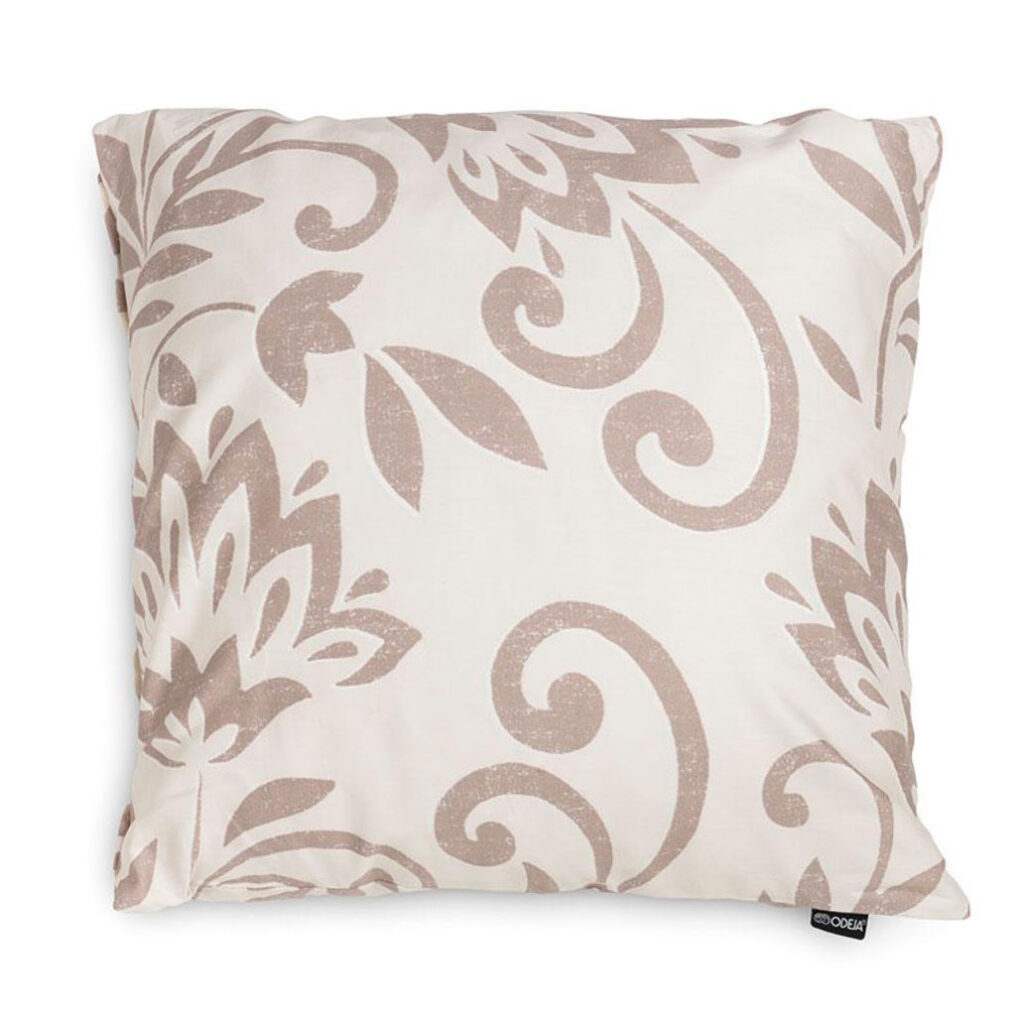 okrasni vzglavnik floris rjava