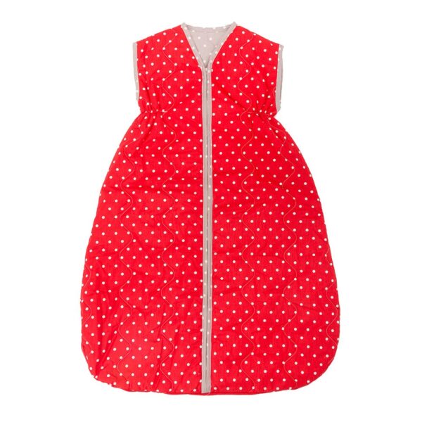 otroška spalna vreča pikapoka rdeča 33