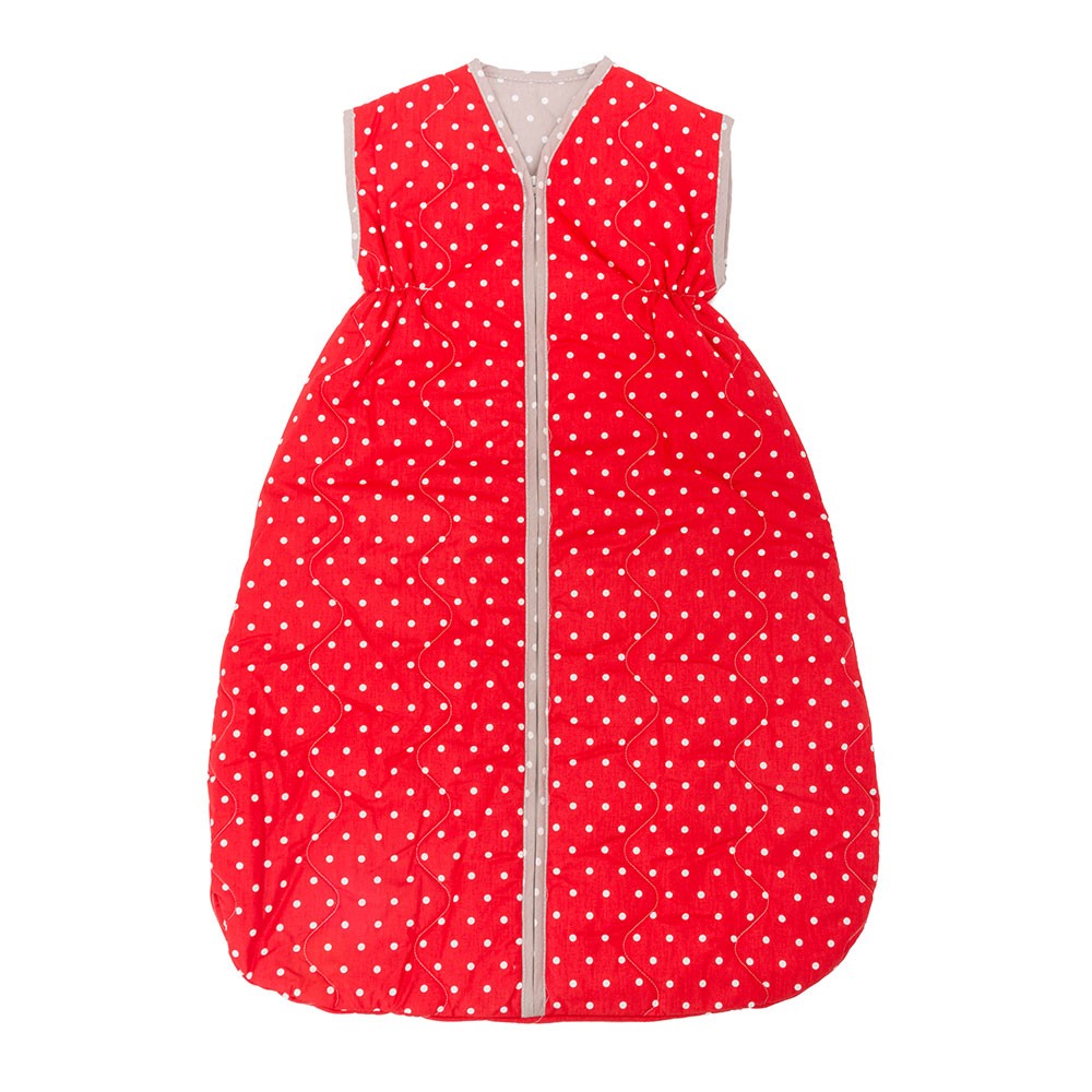 otroška spalna vreča pikapoka rdeča 33