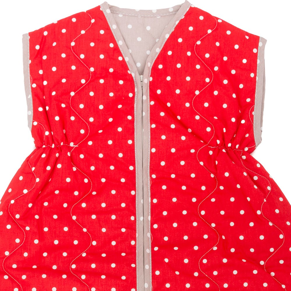 spalna vreča rdeča pikapoka 2