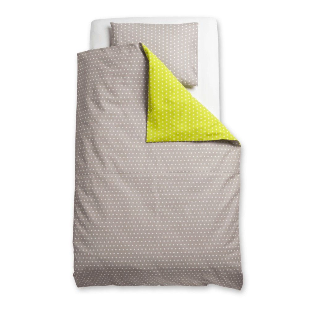 otroška posteljnina pikapoka zelena 34