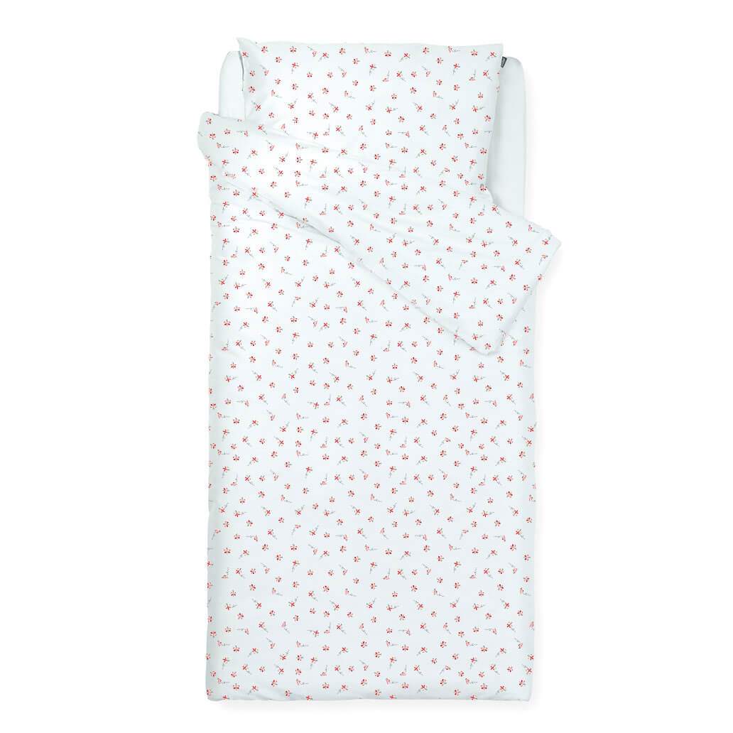 posteljnina lunaja rdeča profilna