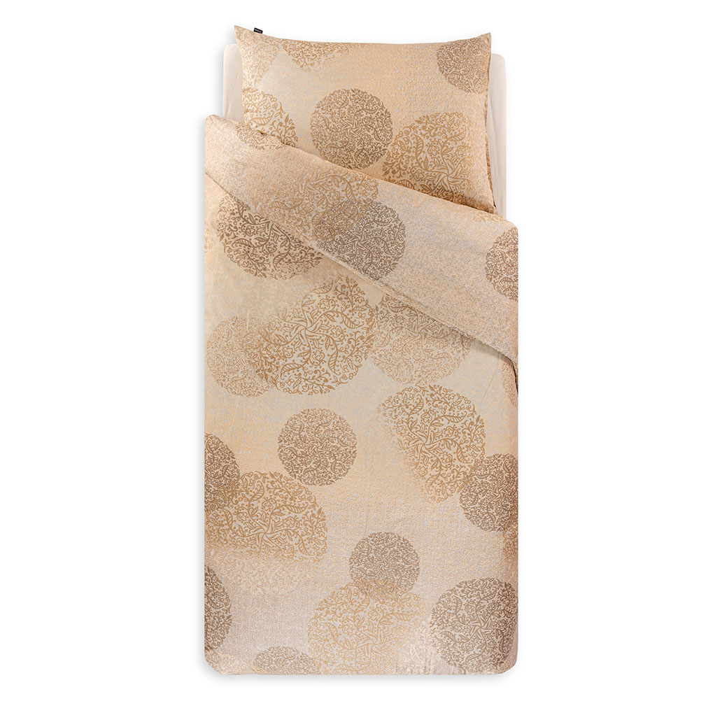 satenasta posteljnina prestige bež enojna 10