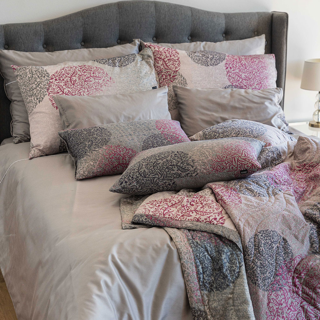 satenasta posteljnina prestige srebrna 10