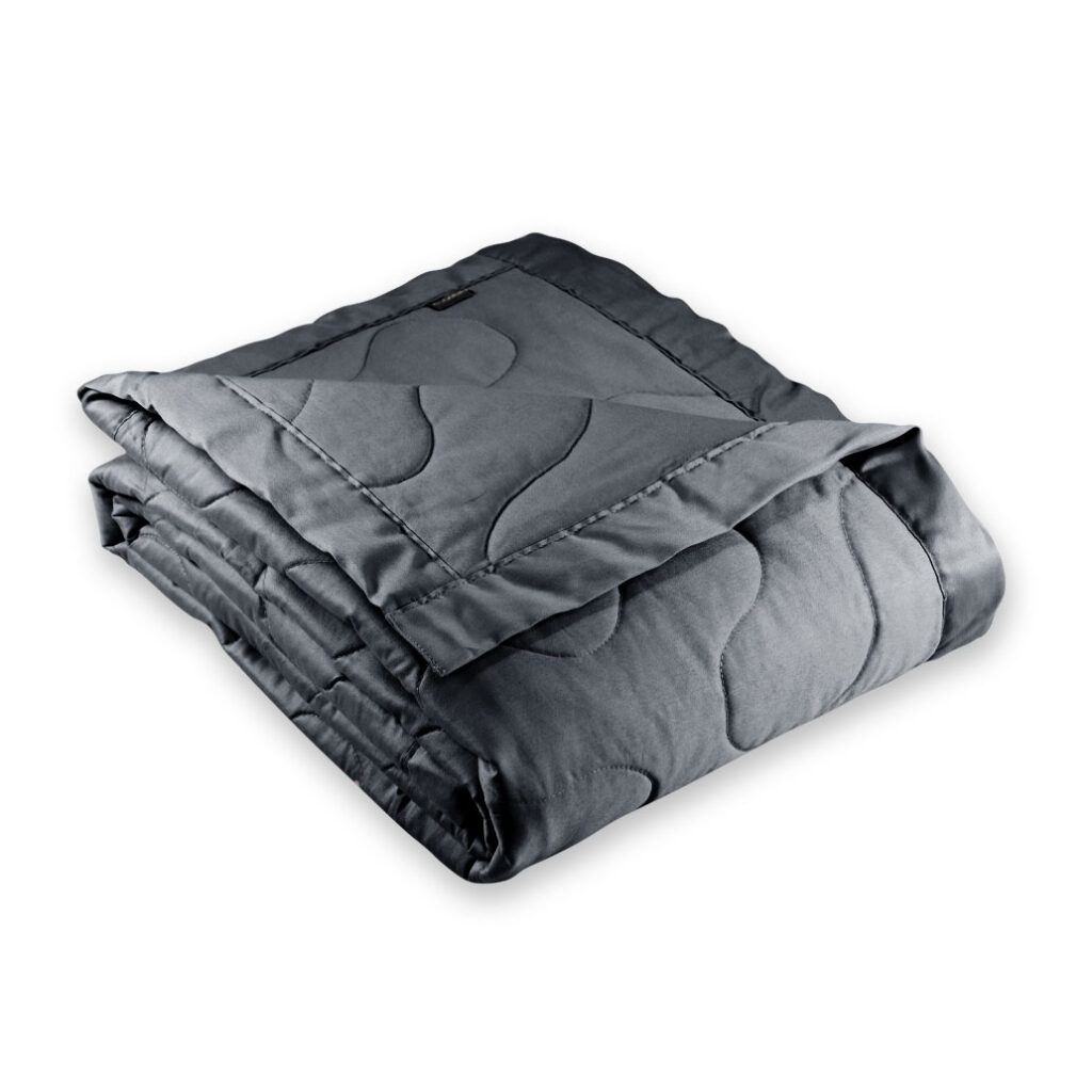 okrasno pregrinjalo antracit 2