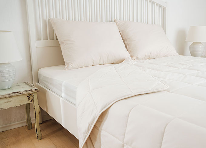 obtežena odeja perla organic