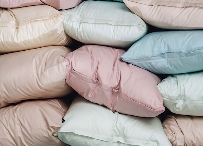 pravi material za vzglavnik