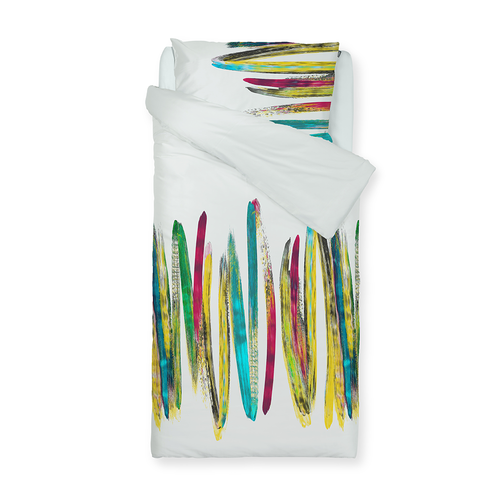 satenasta posteljnina Art bela 14