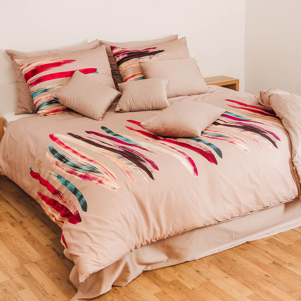 Posteljnina Art rjava 11