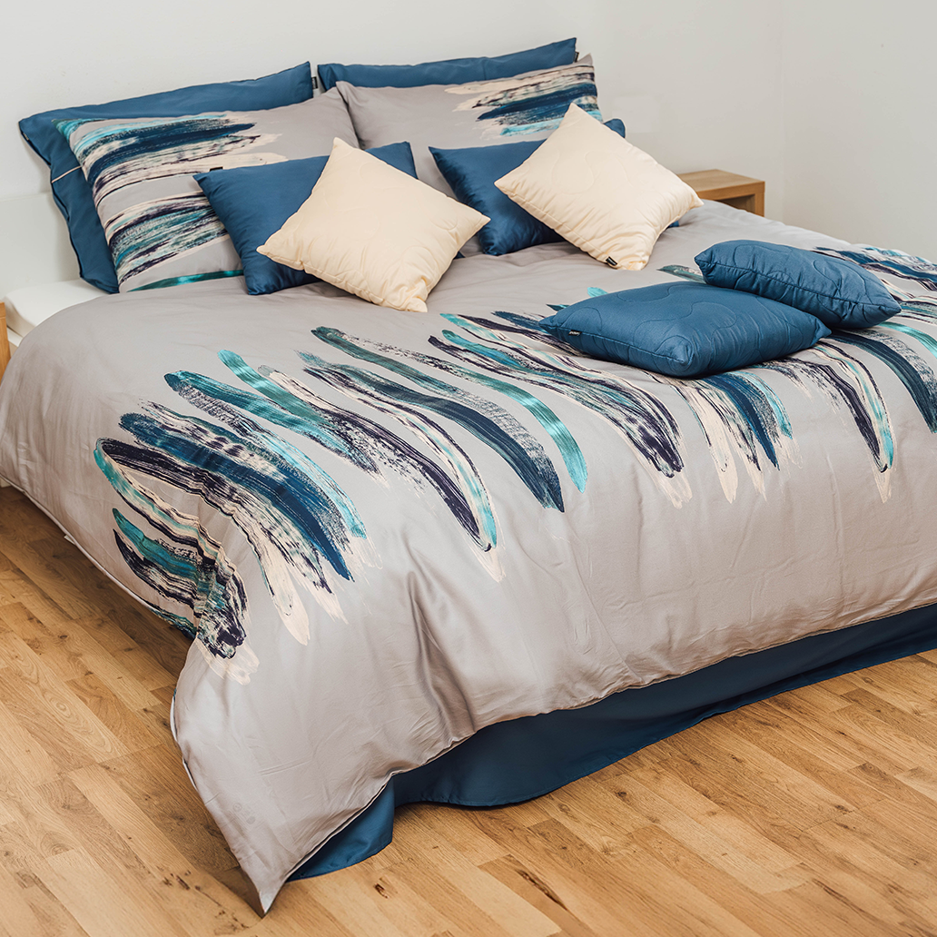 satenasta posteljnina Art siva 12