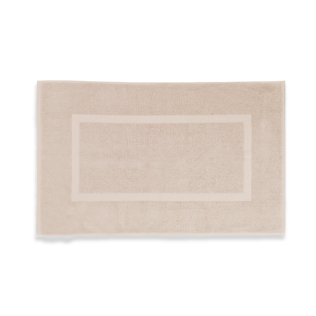 Floor towel brown top view