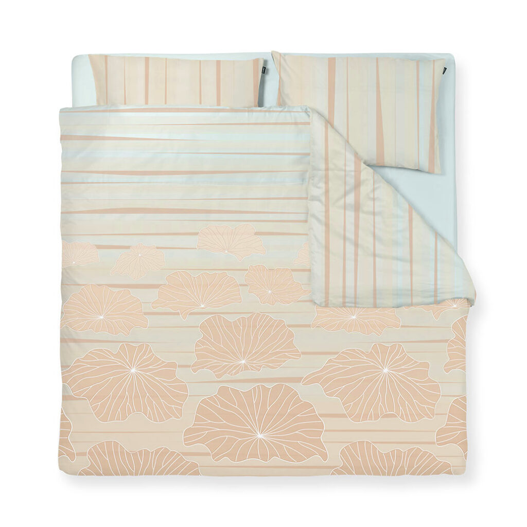 posteljnina mist dvojna bež