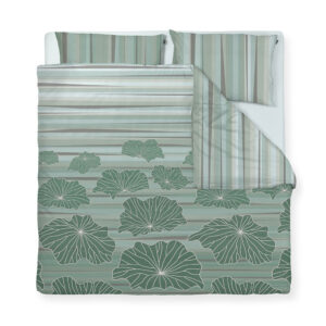 posteljnina mist dvojna zelena