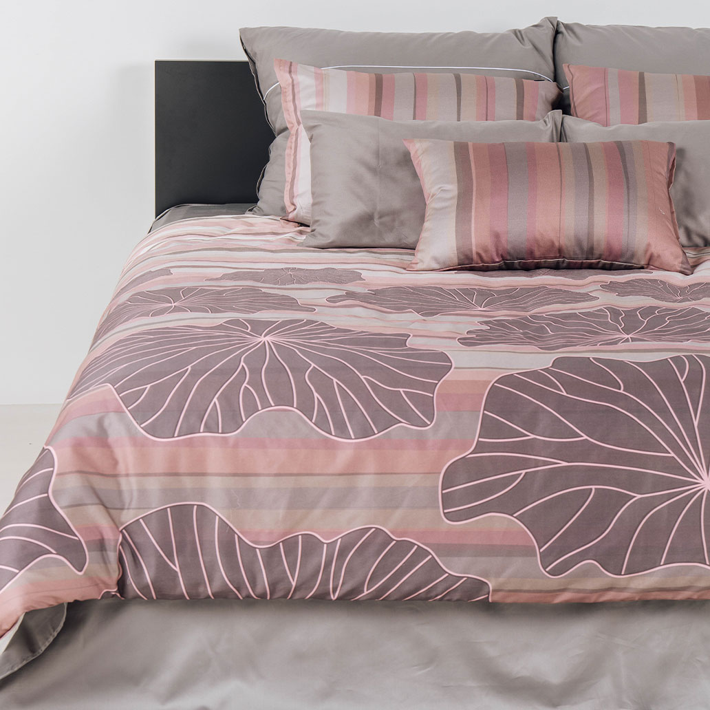 satenasta posteljnina mist puder roza 10