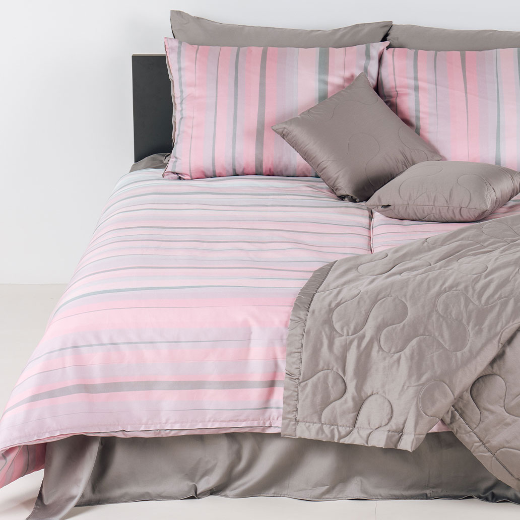 bombažna posteljnina zarja roza 2