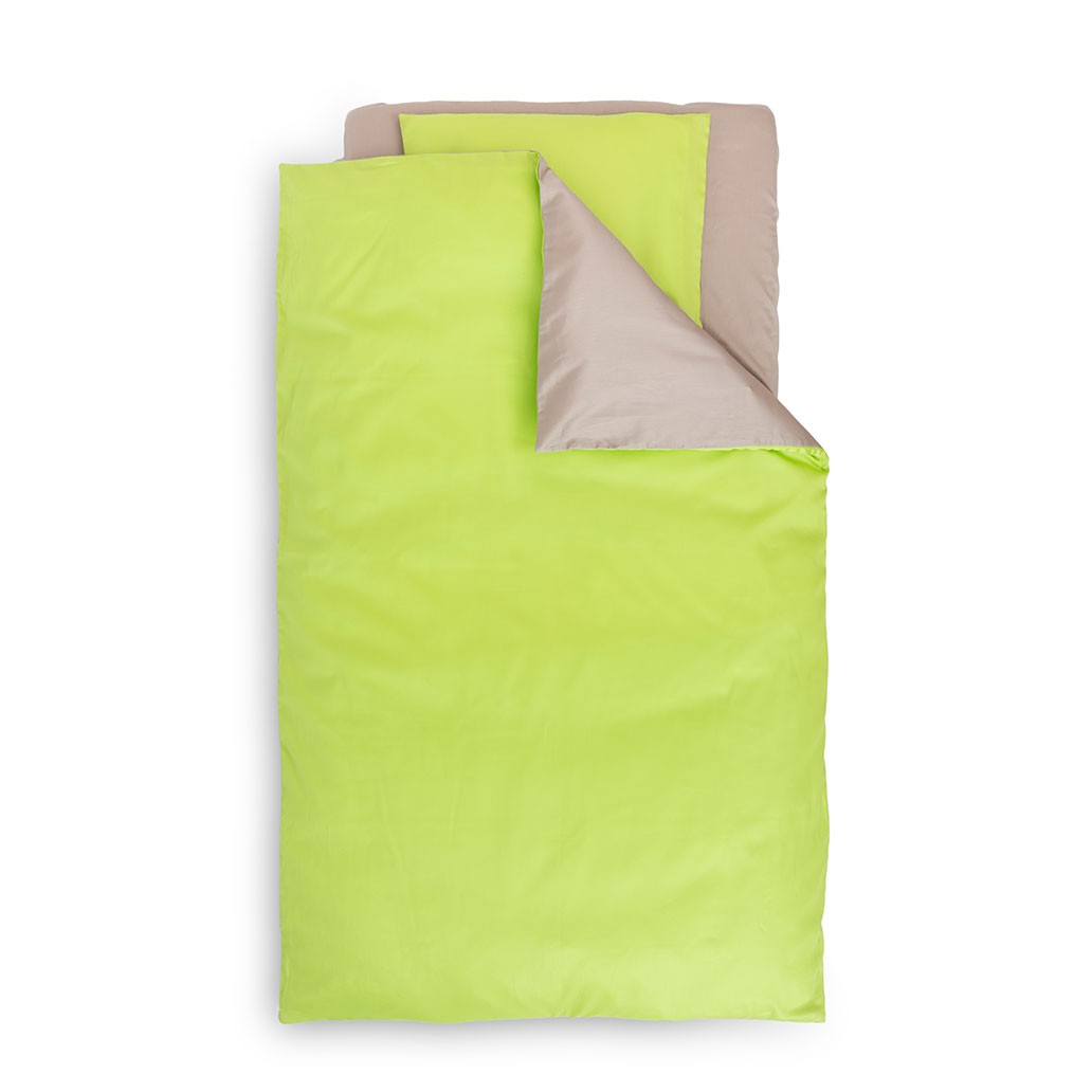 satenasta otroška posteljnina amor zelena 3