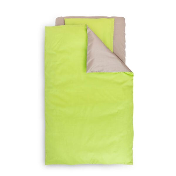 satenasta otroška posteljnina amor zelena 3