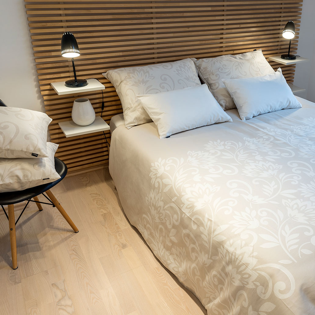 posteljnina floris bež dvojna tloris 3