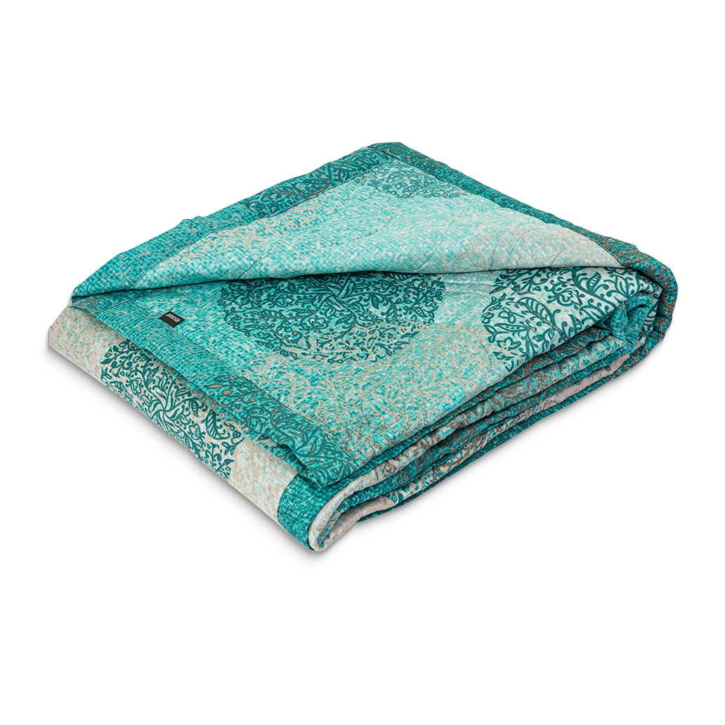 okrasno pregrinjalo prestige turkizna 3