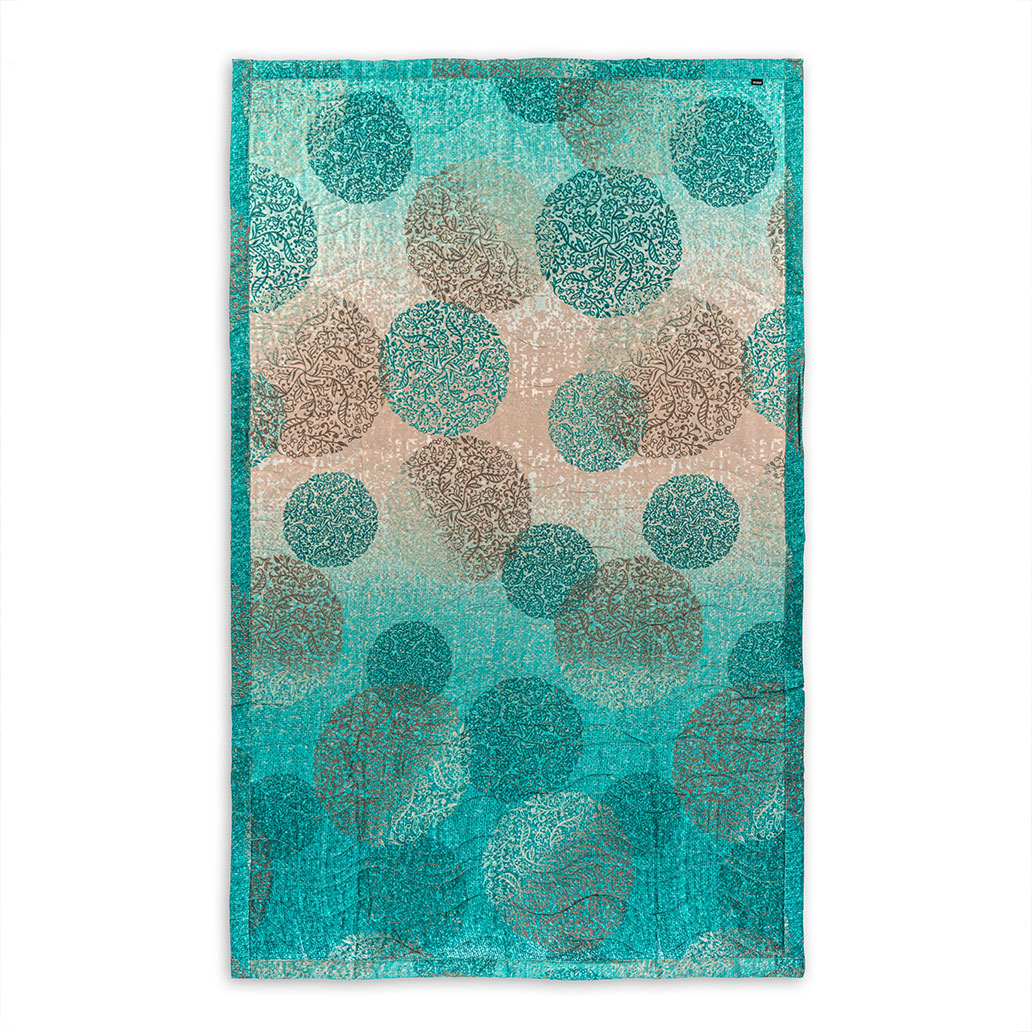 okrasno pregrinjalo prestige turkizna 2