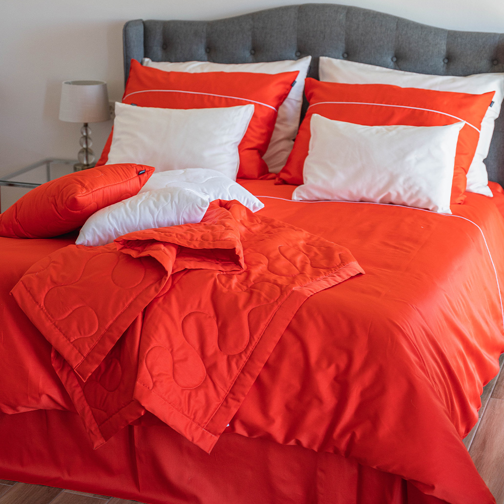 posteljnina basic korala 1