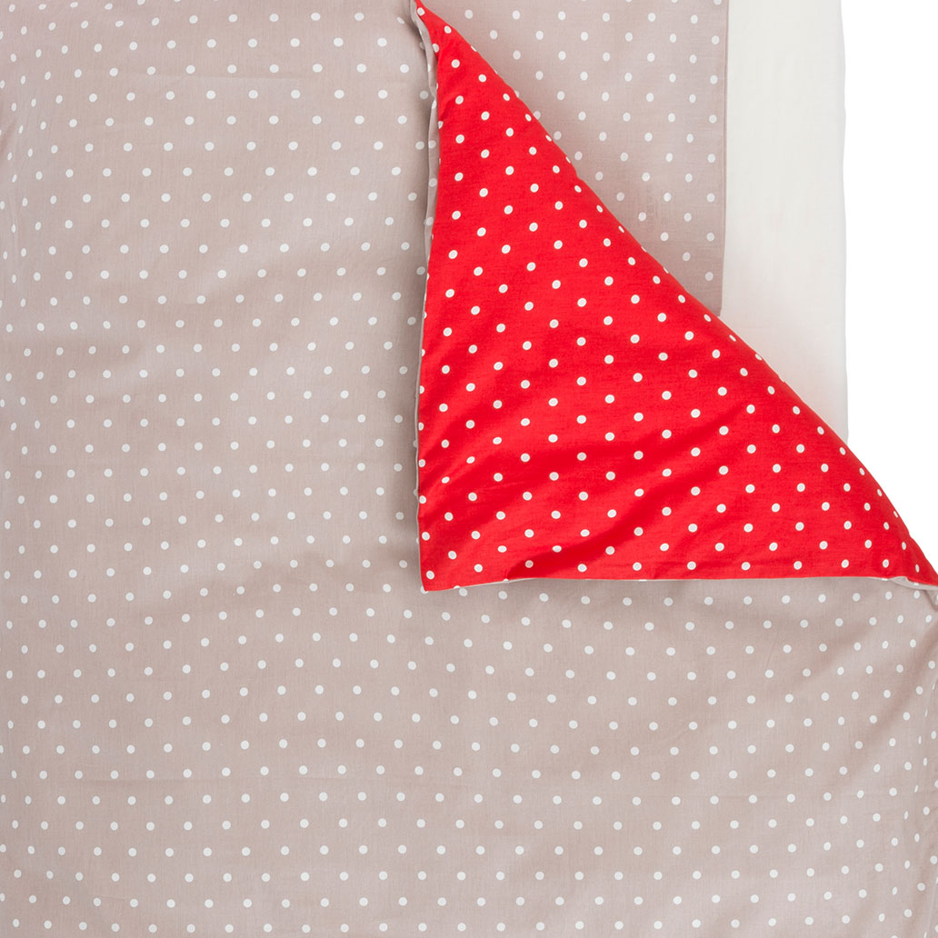 bombažna posteljnina pikapoka rdeča 1