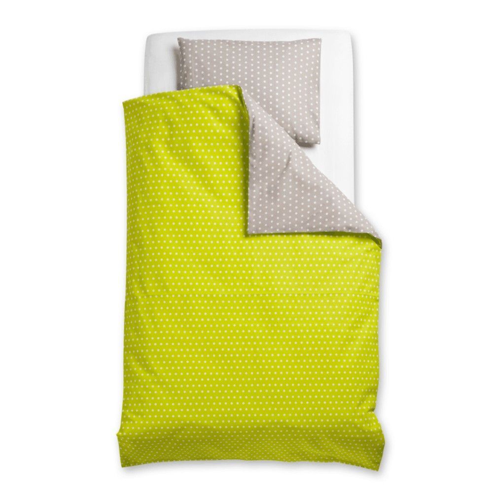 bombažna posteljnina pikapoka zelena 5