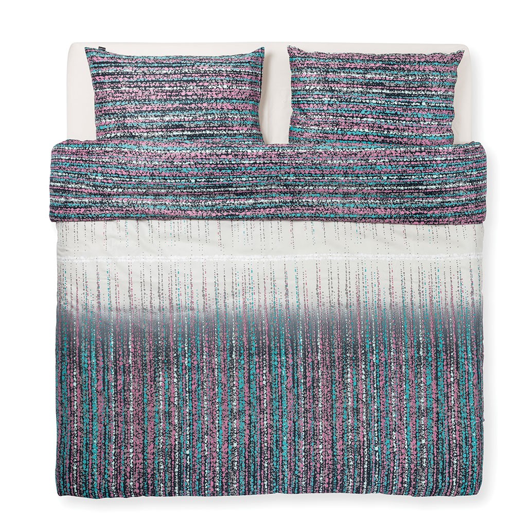 posteljnina vivia siva tloris dvojna