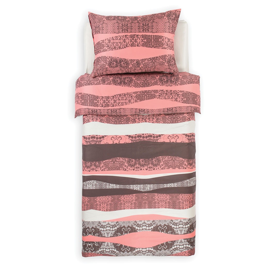 posteljnina allegra roza tloris enojna 1