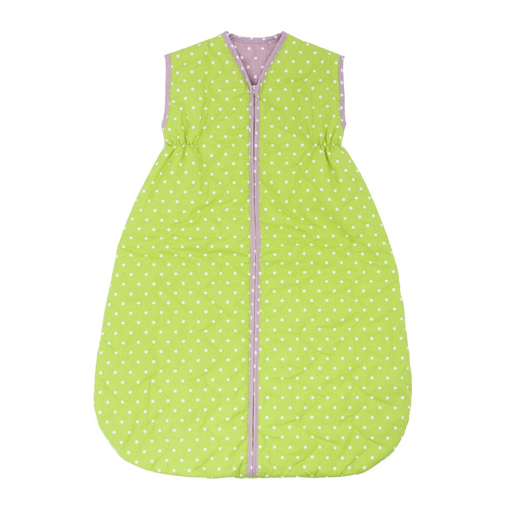 spalna vreča pikapoka zelena z zadrgo 3