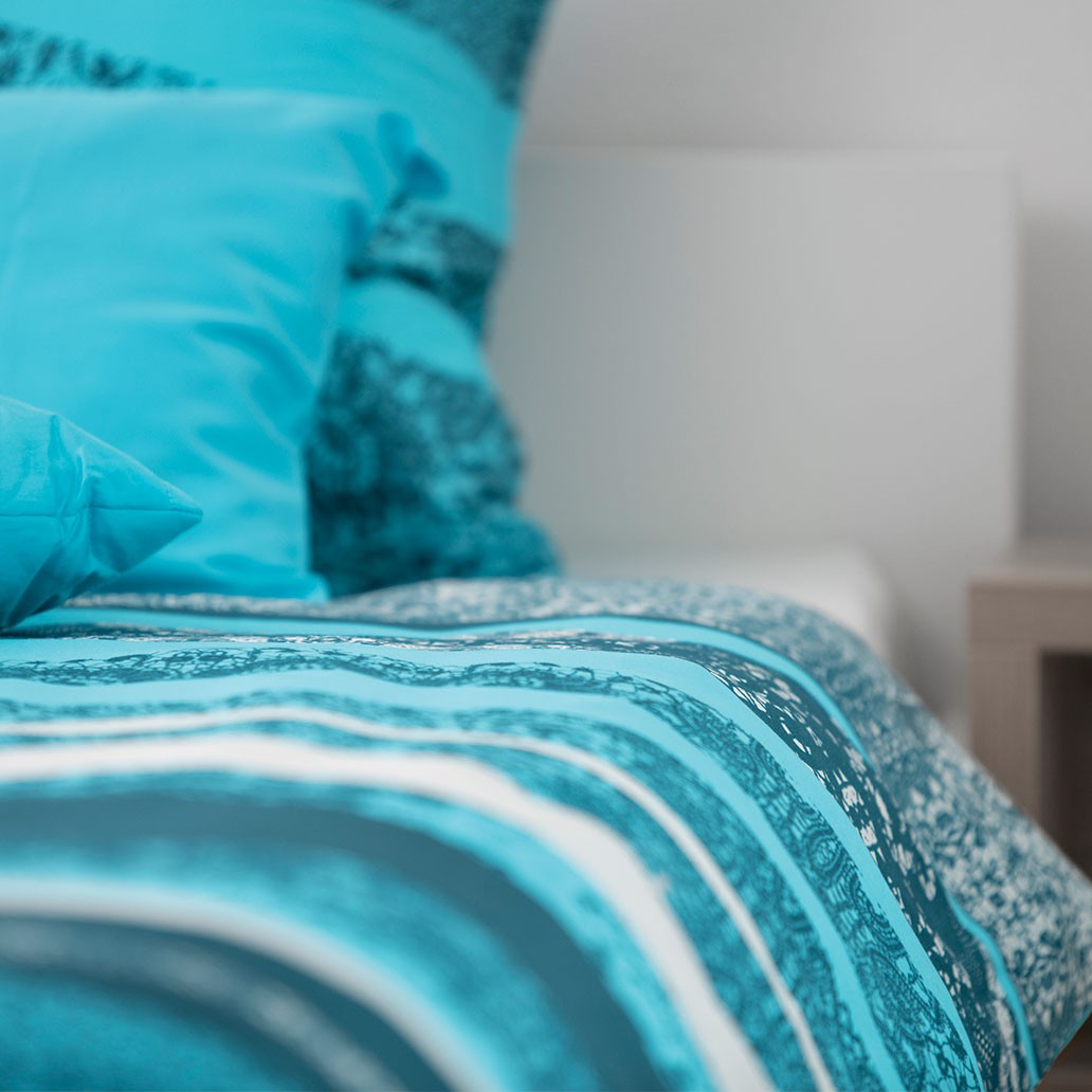 dekorativno pregrinjalo allegra turkiz 5