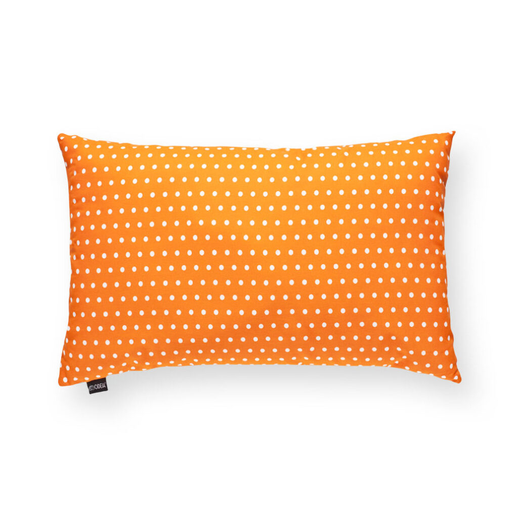 okrasna blazina pikapoka image oranžna 2