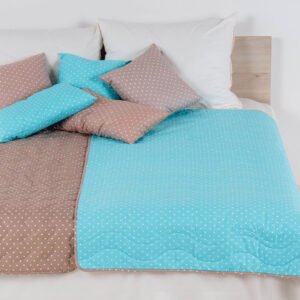 posteljnina pikpoka turkizna okrasni 2333