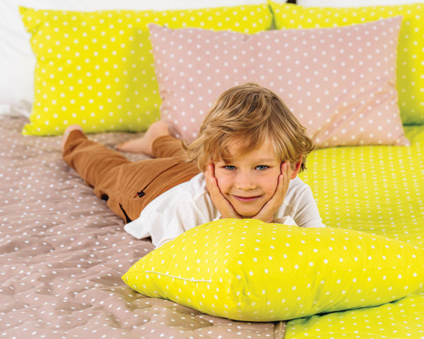 posteljnina pikapoka zelena image 1