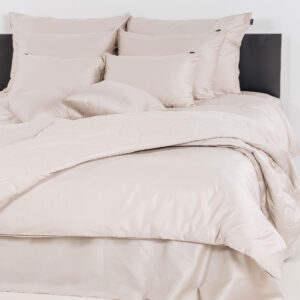 enobarvna posteljnina basic srebrno siva 5