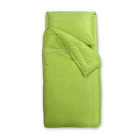 Zelena satenasta posteljnina