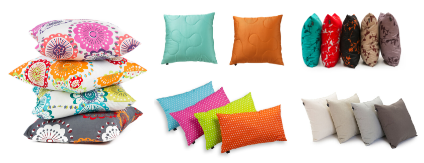Okrasni vzglavniki-različne kombinacije